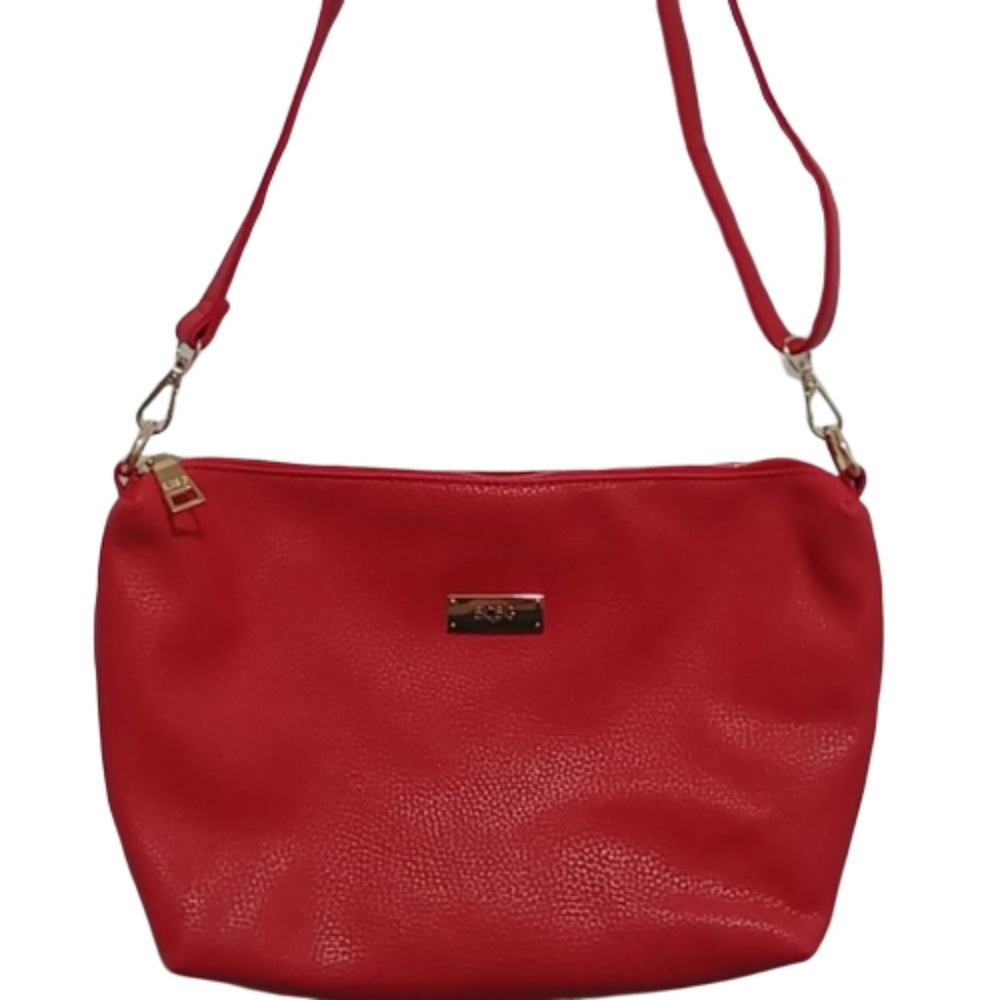 BCBG Red Vegan Leather Purse